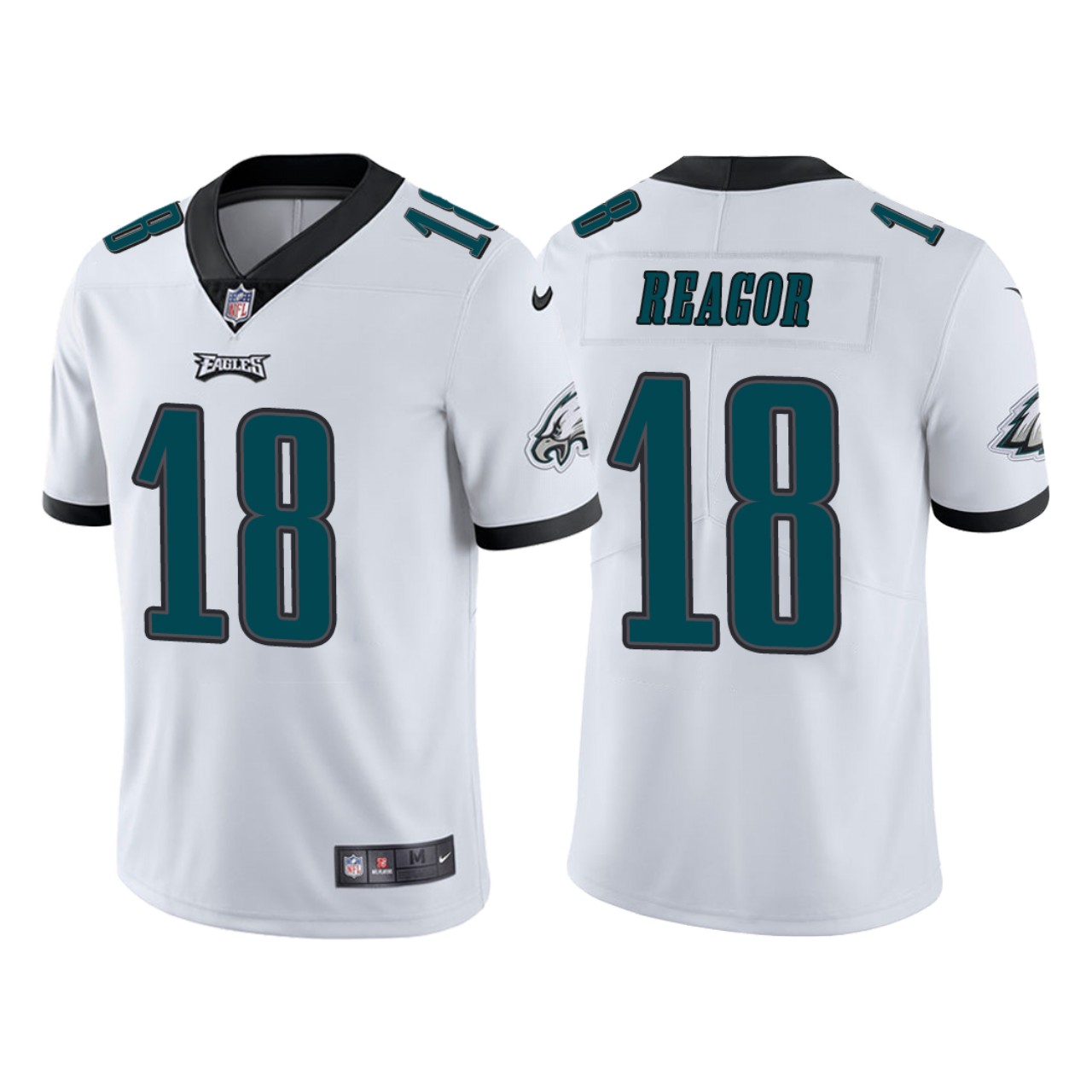 Men Philadelphia Eagles #18 Jalen Reagor White 2020 NFL Draft Vapor Limited NFL Jersey